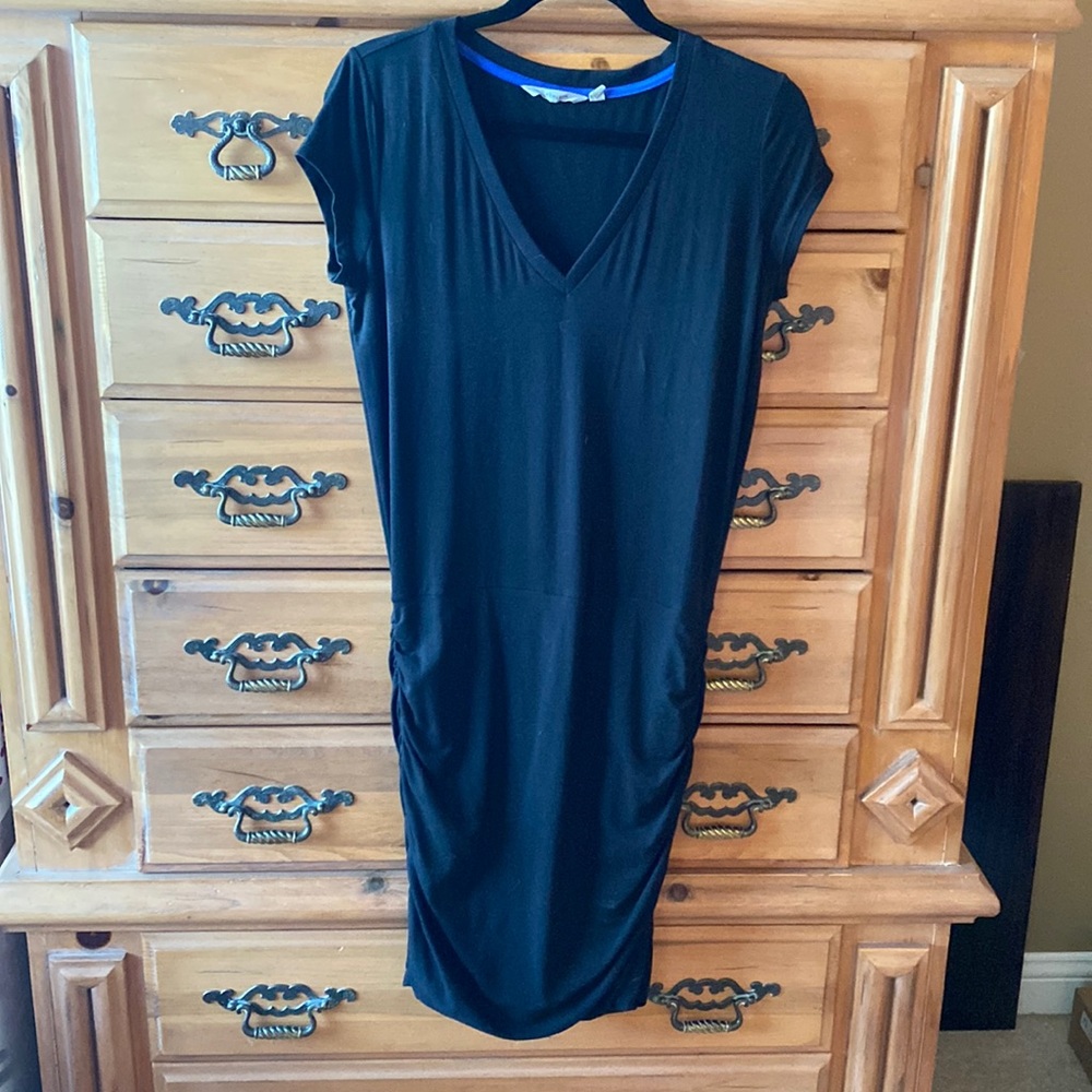 Athleta black tshirt dress.